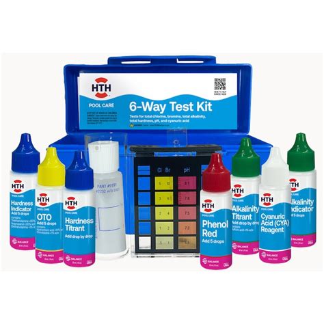 hth hardness test instructions|hth pool test kit.